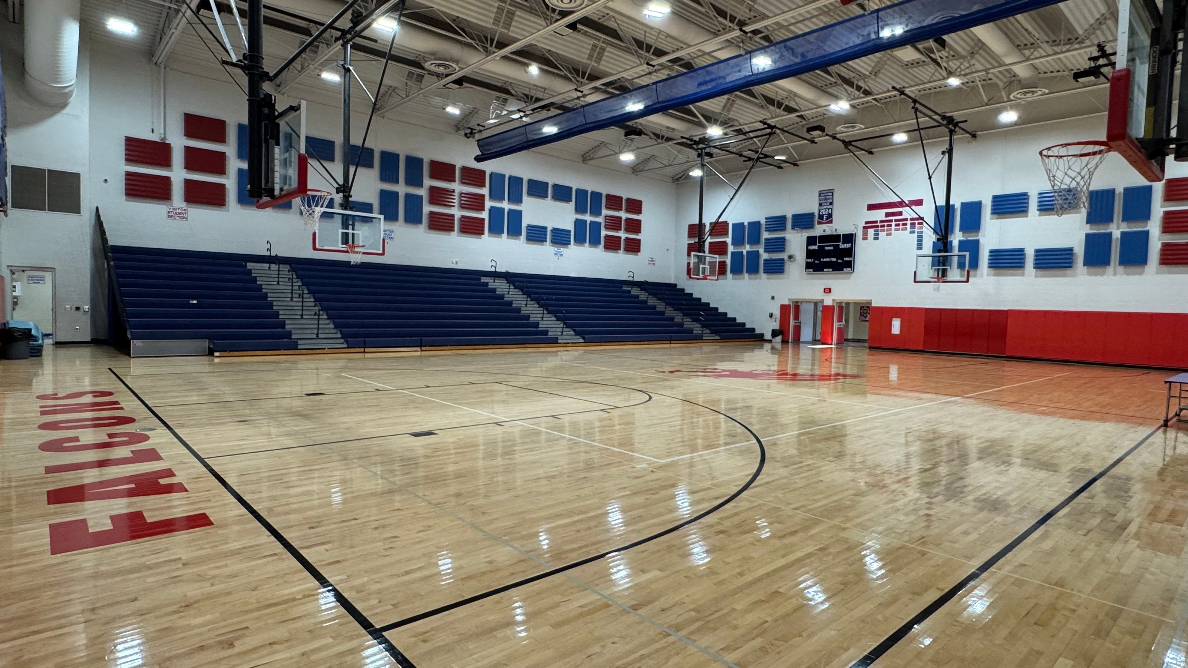 AMS Main Gym Bleachers